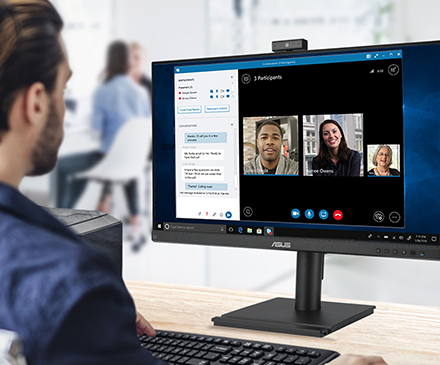 ASUS BE249QFK monitor is suitable for remote working environments